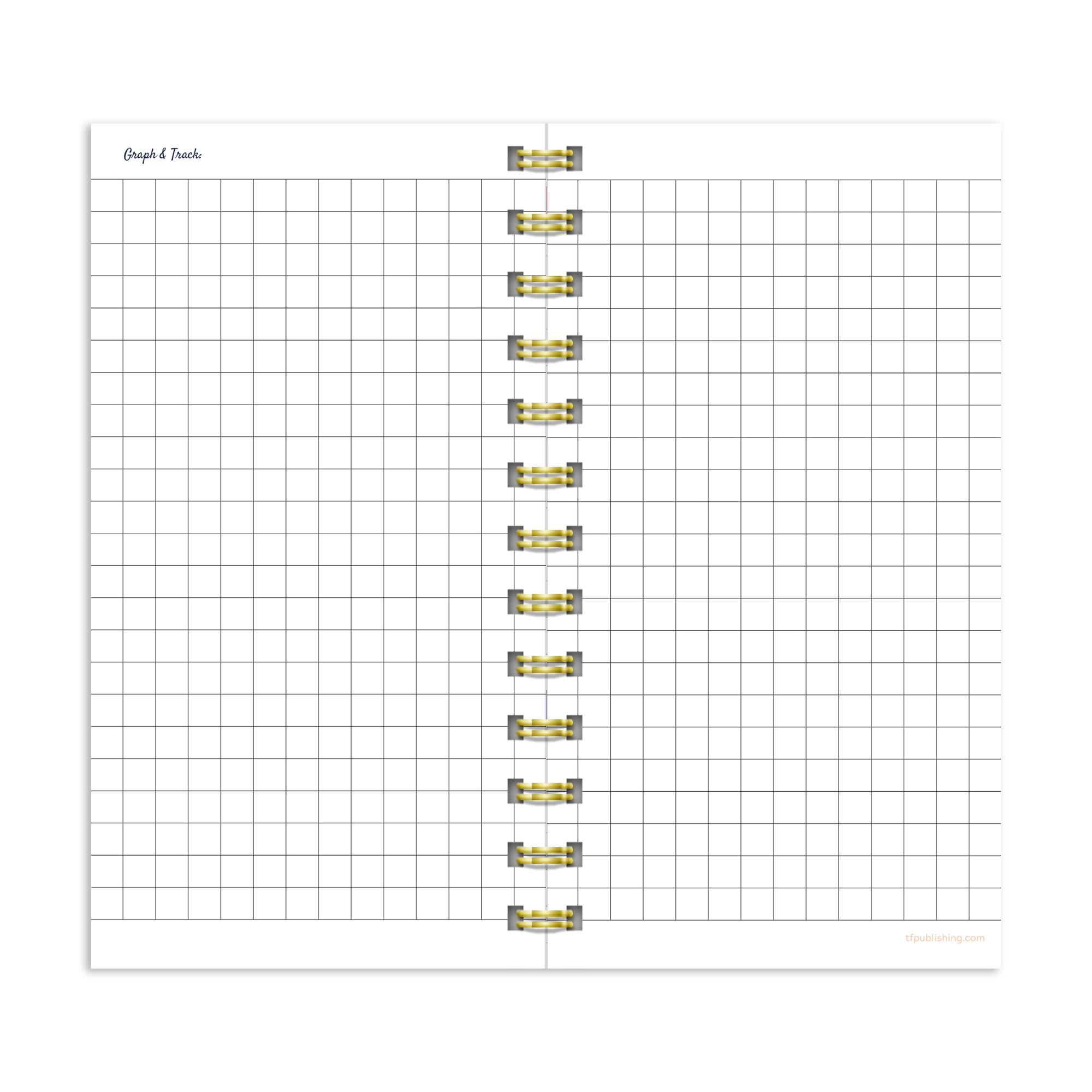 TF Publishing Pocket Pink Stripe Undated Weekly Spiral Planner